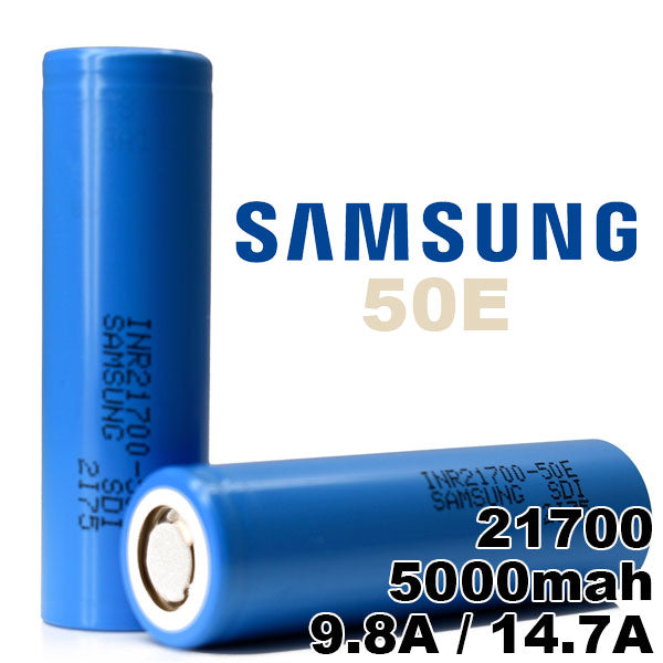 Samsung 21700 50E 5000mAh バッテリー 1個 サムスン
