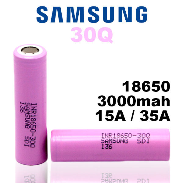 サムスン Samsung 18650 30Q 3000mAh バッテリー 1個 [代引不可]